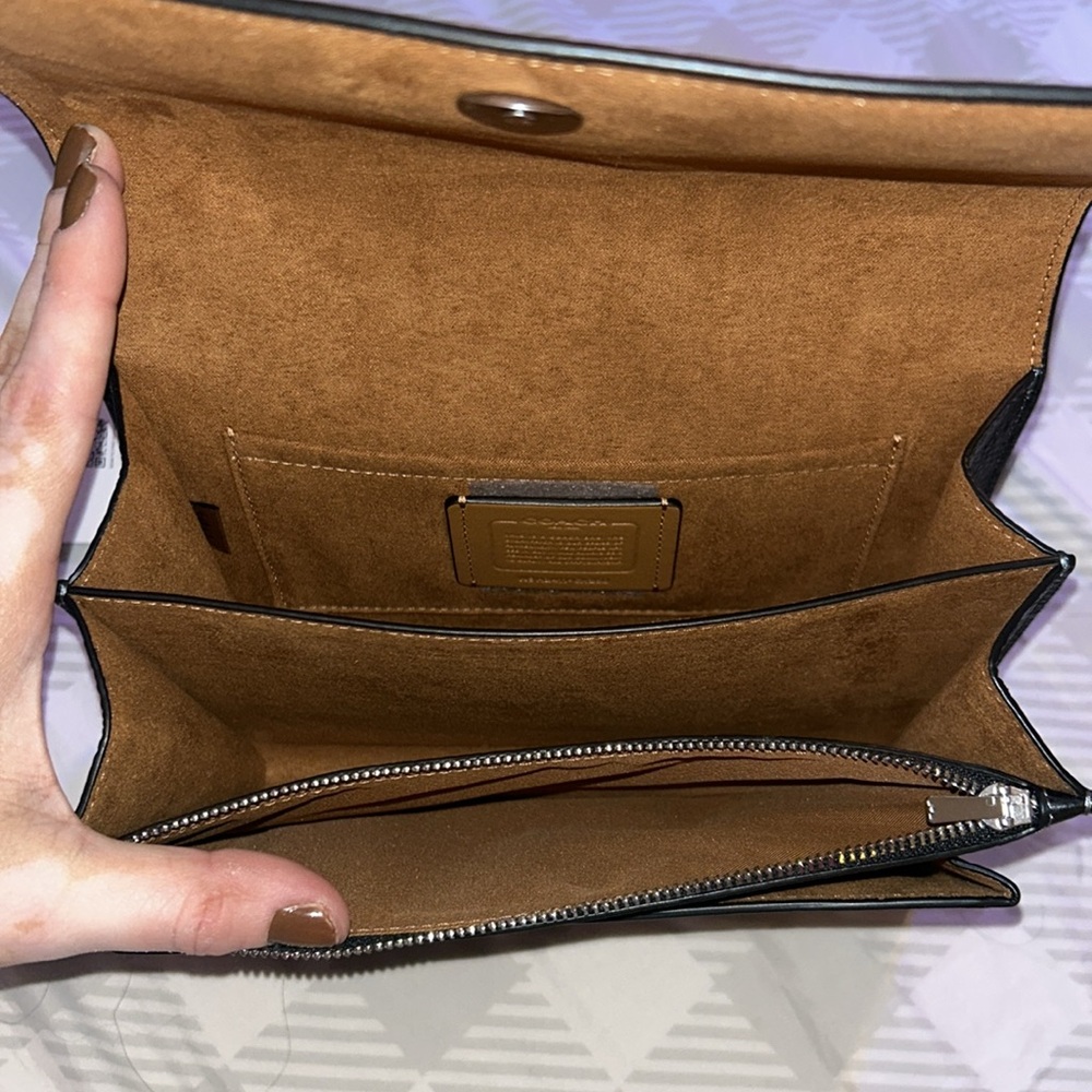 NWT—COACH Crossbody Studded Handbag - Picture 4 of 7